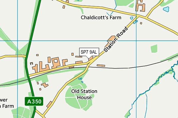 SP7 9AL map - OS VectorMap District (Ordnance Survey)