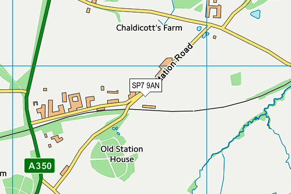 SP7 9AN map - OS VectorMap District (Ordnance Survey)