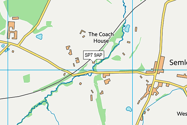 SP7 9AP map - OS VectorMap District (Ordnance Survey)