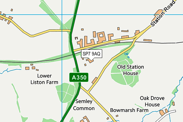 SP7 9AQ map - OS VectorMap District (Ordnance Survey)