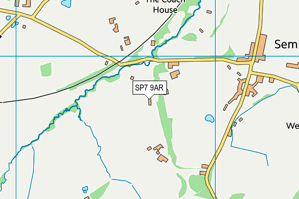 SP7 9AR map - OS VectorMap District (Ordnance Survey)