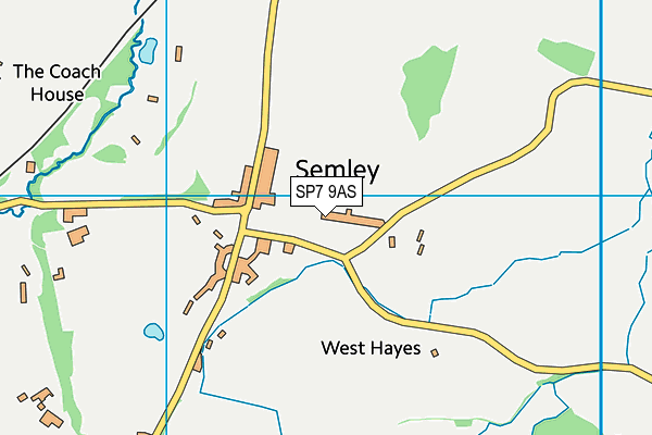 SP7 9AS map - OS VectorMap District (Ordnance Survey)