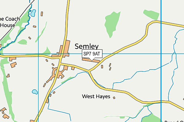 SP7 9AT map - OS VectorMap District (Ordnance Survey)