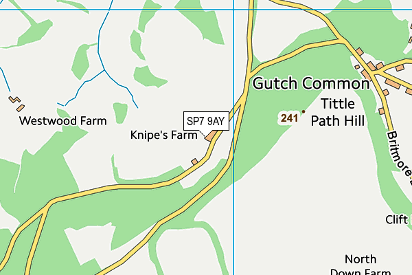 SP7 9AY map - OS VectorMap District (Ordnance Survey)