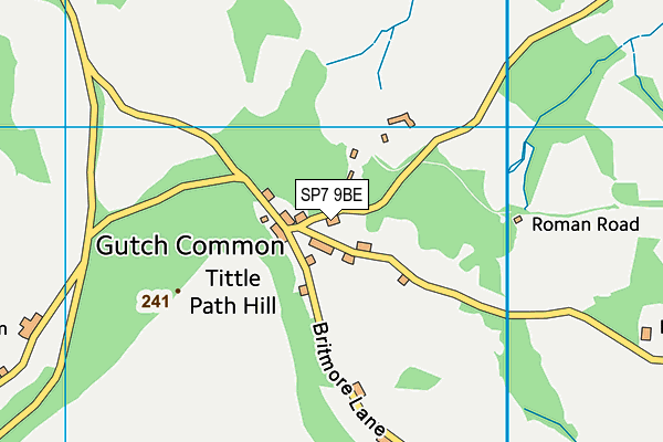 SP7 9BE map - OS VectorMap District (Ordnance Survey)