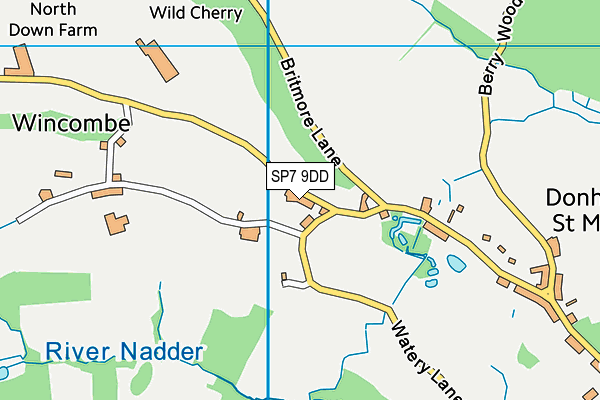 SP7 9DD map - OS VectorMap District (Ordnance Survey)