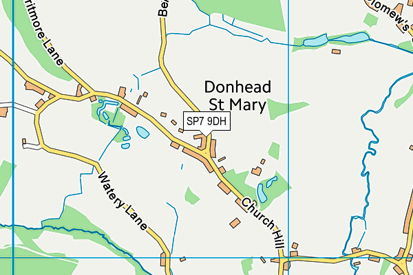 SP7 9DH map - OS VectorMap District (Ordnance Survey)