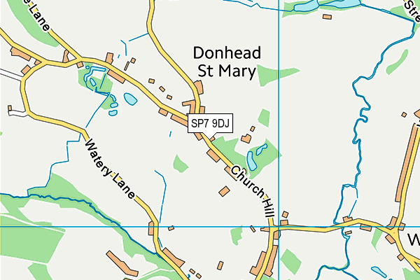 SP7 9DJ map - OS VectorMap District (Ordnance Survey)