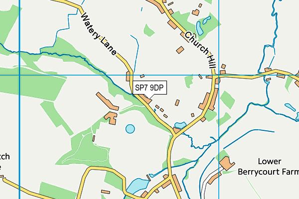 SP7 9DP map - OS VectorMap District (Ordnance Survey)