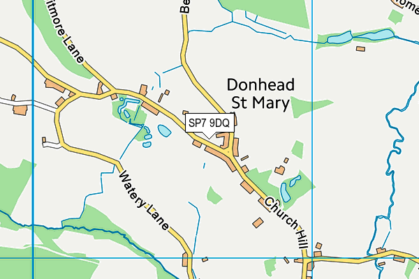 SP7 9DQ map - OS VectorMap District (Ordnance Survey)