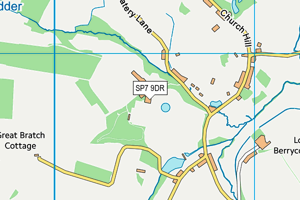 SP7 9DR map - OS VectorMap District (Ordnance Survey)