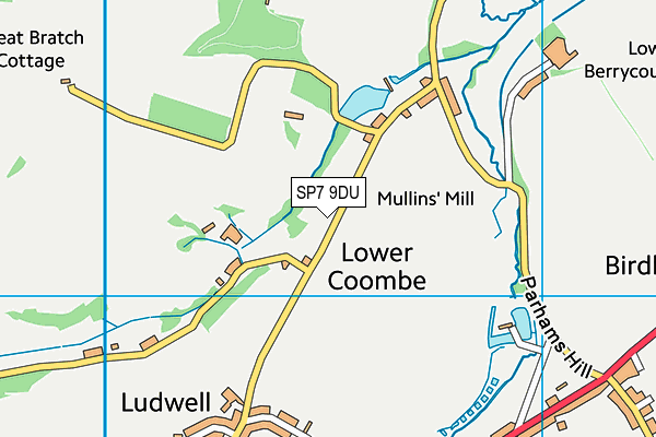 SP7 9DU map - OS VectorMap District (Ordnance Survey)