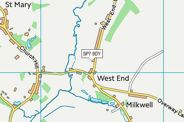 SP7 9DY map - OS VectorMap District (Ordnance Survey)