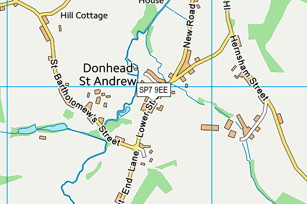 SP7 9EE map - OS VectorMap District (Ordnance Survey)