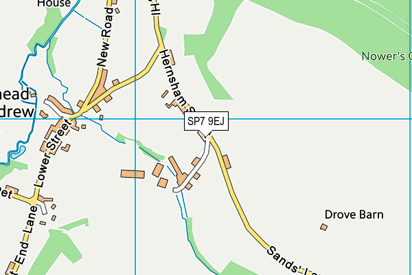 SP7 9EJ map - OS VectorMap District (Ordnance Survey)