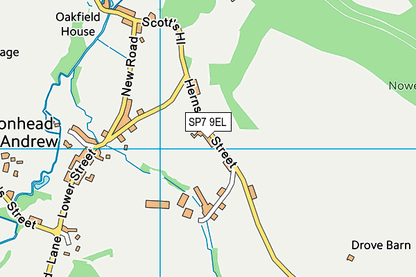 SP7 9EL map - OS VectorMap District (Ordnance Survey)