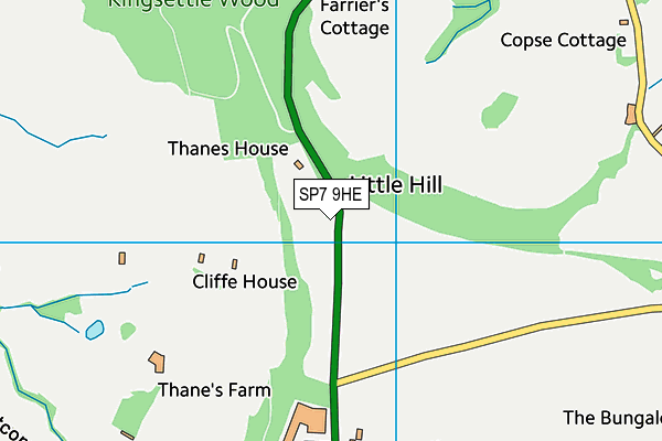 SP7 9HE map - OS VectorMap District (Ordnance Survey)