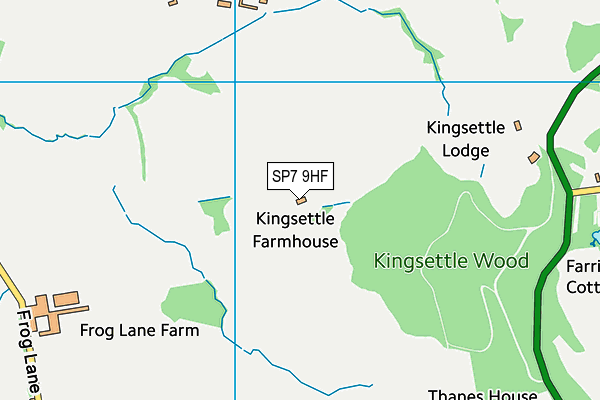 SP7 9HF map - OS VectorMap District (Ordnance Survey)