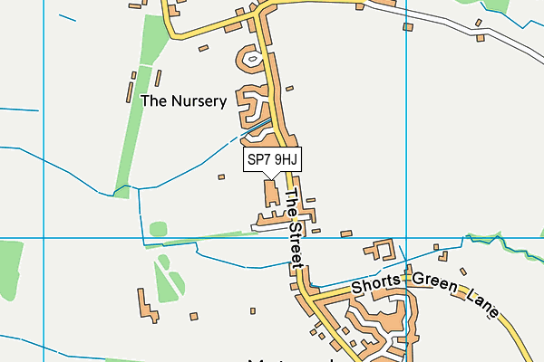 SP7 9HJ map - OS VectorMap District (Ordnance Survey)