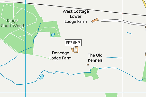 SP7 9HP map - OS VectorMap District (Ordnance Survey)