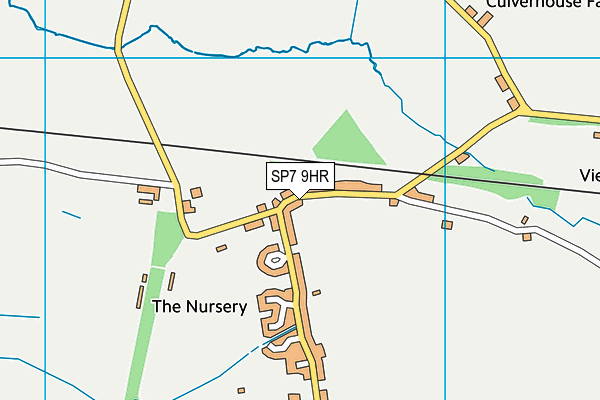 SP7 9HR map - OS VectorMap District (Ordnance Survey)