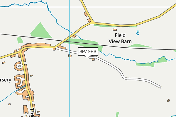 SP7 9HS map - OS VectorMap District (Ordnance Survey)