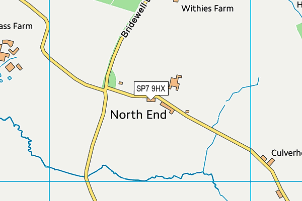 SP7 9HX map - OS VectorMap District (Ordnance Survey)