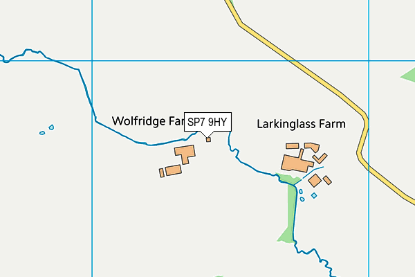SP7 9HY map - OS VectorMap District (Ordnance Survey)