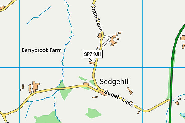 SP7 9JH map - OS VectorMap District (Ordnance Survey)