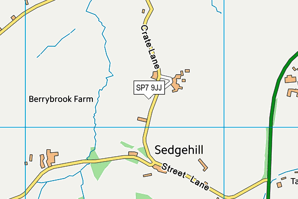 SP7 9JJ map - OS VectorMap District (Ordnance Survey)