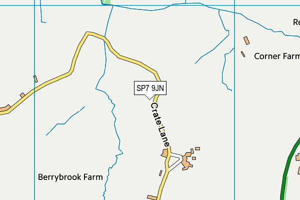 SP7 9JN map - OS VectorMap District (Ordnance Survey)