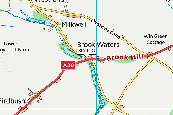 SP7 9LG map - OS VectorMap District (Ordnance Survey)