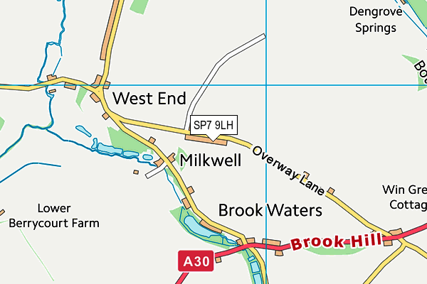 SP7 9LH map - OS VectorMap District (Ordnance Survey)