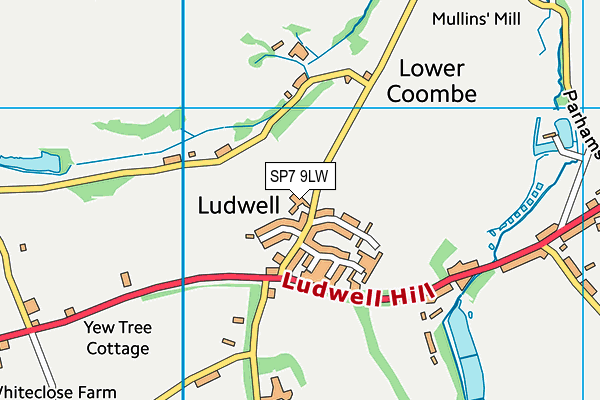 SP7 9LW map - OS VectorMap District (Ordnance Survey)