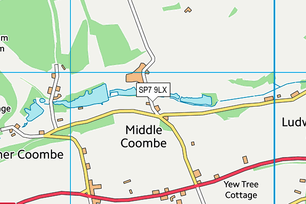 SP7 9LX map - OS VectorMap District (Ordnance Survey)