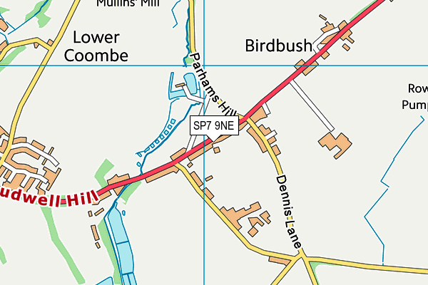 SP7 9NE map - OS VectorMap District (Ordnance Survey)