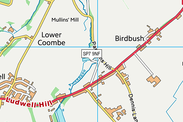 SP7 9NF map - OS VectorMap District (Ordnance Survey)