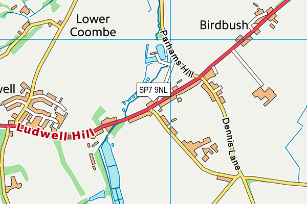 SP7 9NL map - OS VectorMap District (Ordnance Survey)