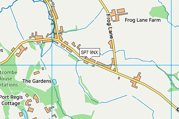 SP7 9NX map - OS VectorMap District (Ordnance Survey)