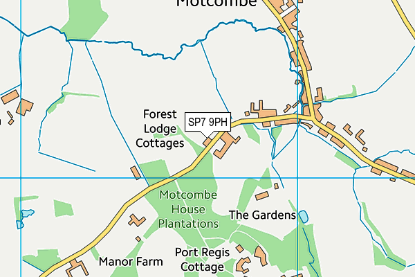 SP7 9PH map - OS VectorMap District (Ordnance Survey)