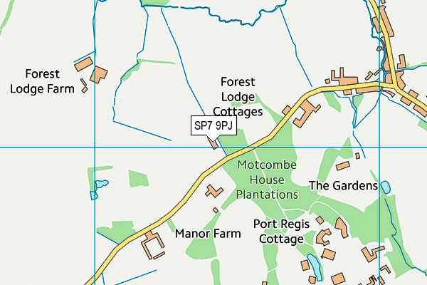 SP7 9PJ map - OS VectorMap District (Ordnance Survey)