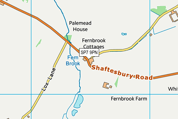 SP7 9PN map - OS VectorMap District (Ordnance Survey)