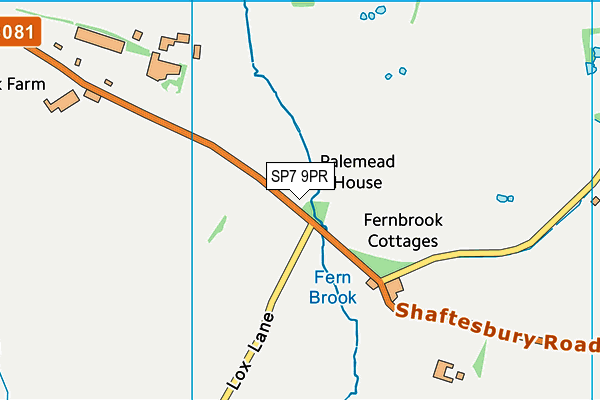 SP7 9PR map - OS VectorMap District (Ordnance Survey)