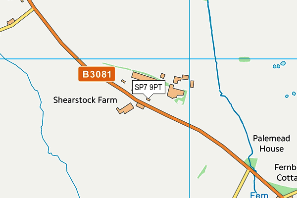 SP7 9PT map - OS VectorMap District (Ordnance Survey)