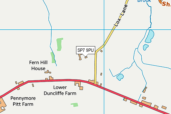 SP7 9PU map - OS VectorMap District (Ordnance Survey)