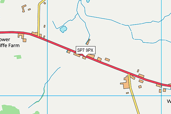 SP7 9PX map - OS VectorMap District (Ordnance Survey)