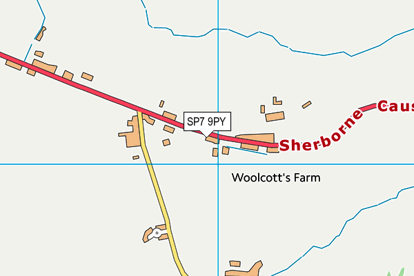 SP7 9PY map - OS VectorMap District (Ordnance Survey)