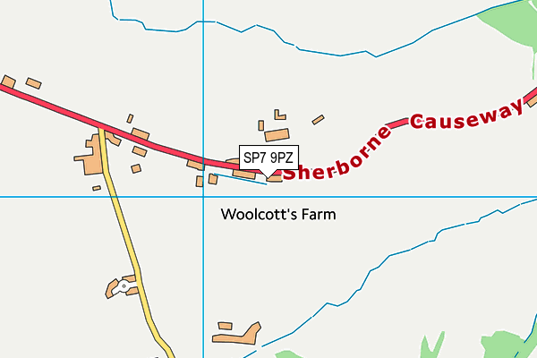 SP7 9PZ map - OS VectorMap District (Ordnance Survey)