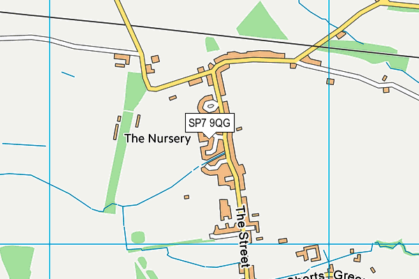 SP7 9QG map - OS VectorMap District (Ordnance Survey)