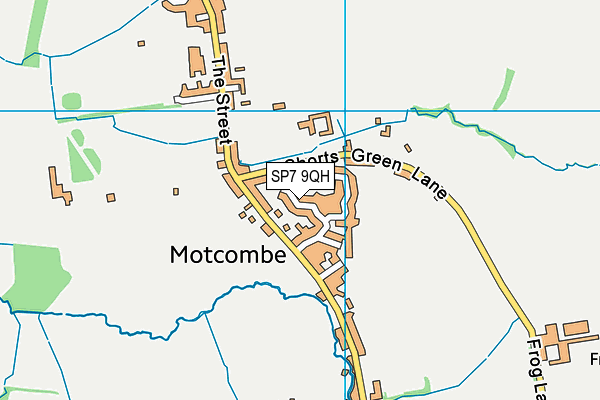 SP7 9QH map - OS VectorMap District (Ordnance Survey)